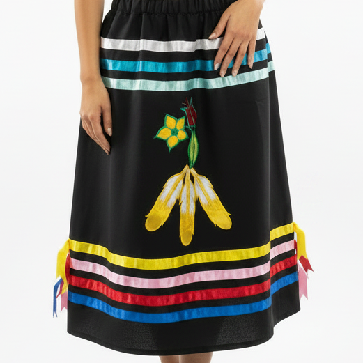 OLDTRIBES™ Feather Ribbon Skirt