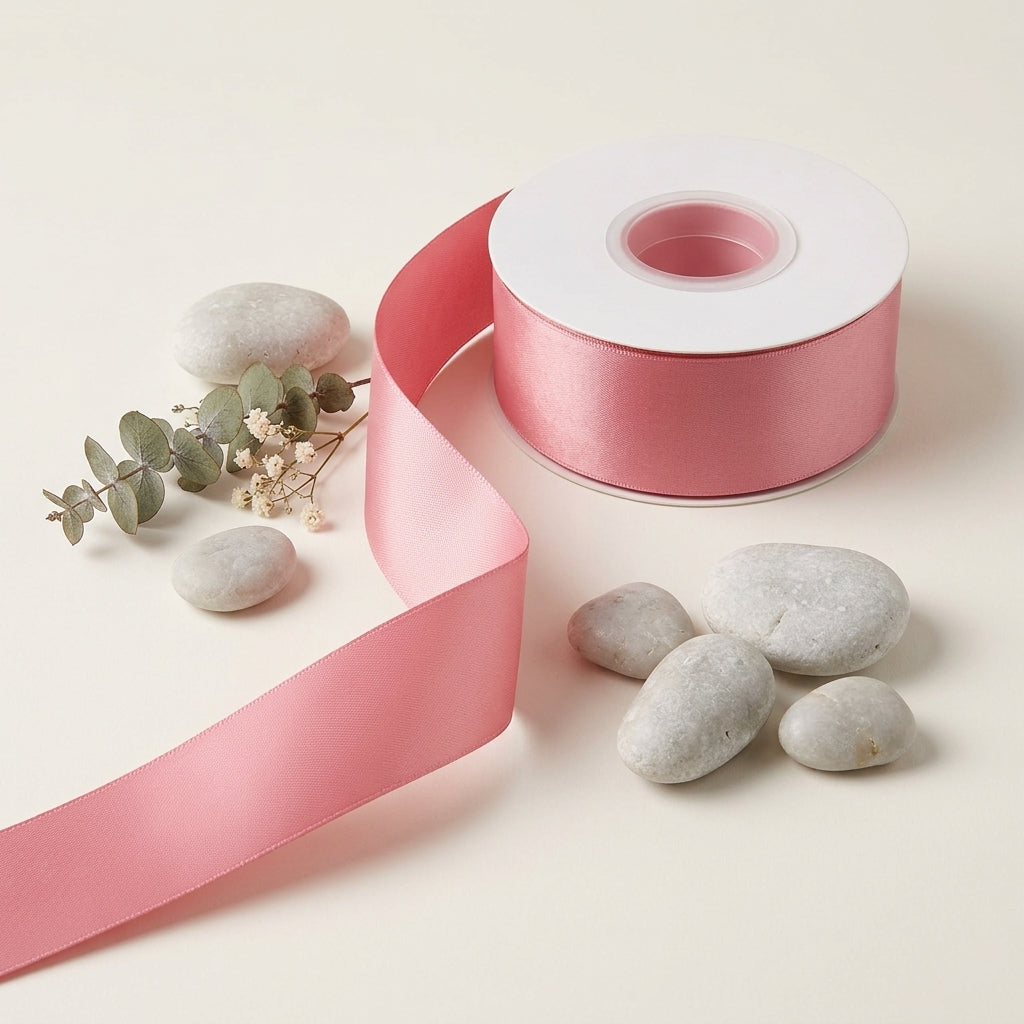 Satin Ribbon Double Face- Dusty Rose 