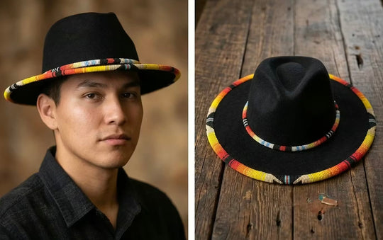Size-61 Handmade Beaded Hat