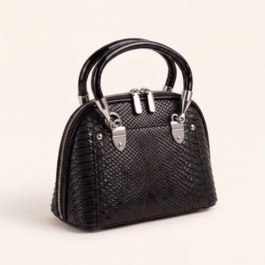 Luxe Duo-Zip Crossbody Handbag