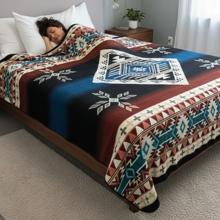 OLDTRIBES™ Spirit Trail Alpaca Blanket