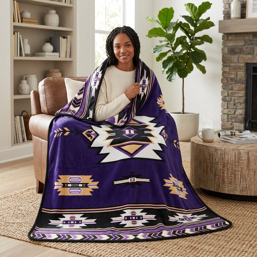 Purple Fleece Blanket