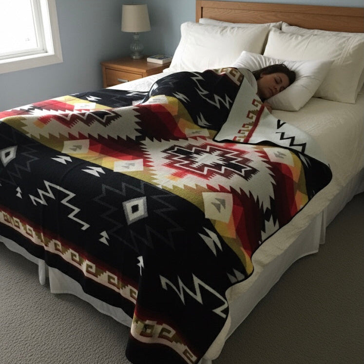 OLDTRIBES™  Native Pattern Blanket