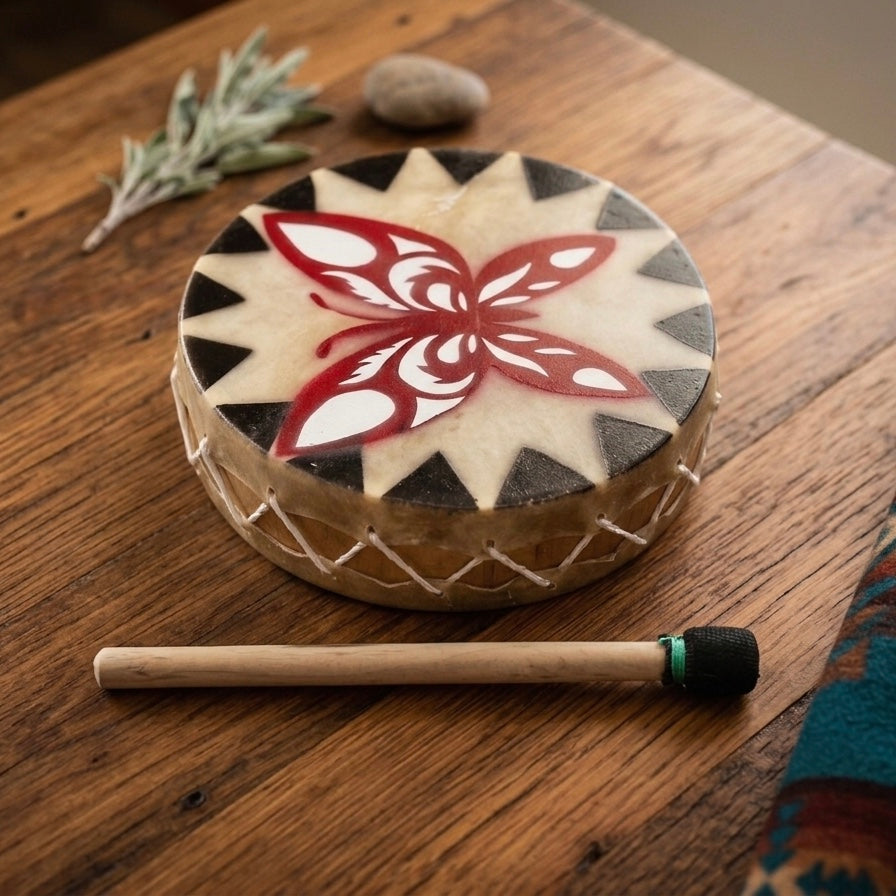 Butterfly 8” Hand Drum