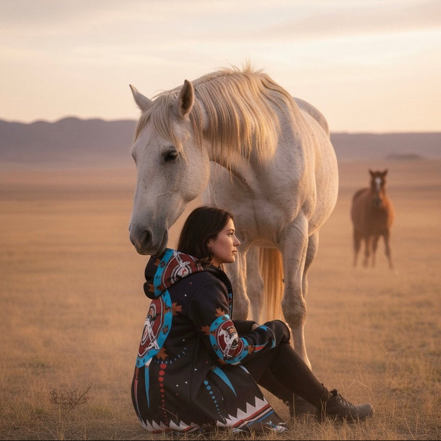 Robe 3/4 d'Onyx Stallion