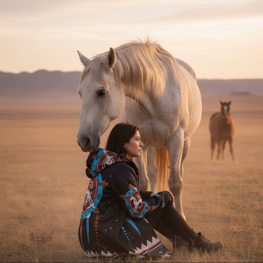 Robe 3/4 d'Onyx Stallion