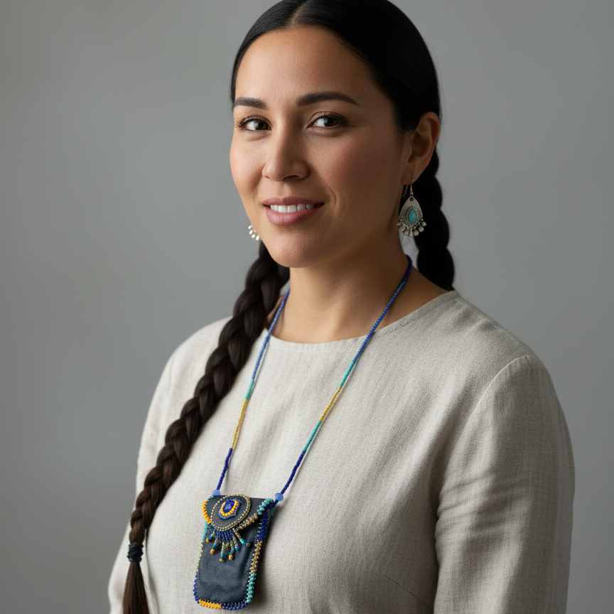 OLDTRIBES™ dark blue Medicine Bag