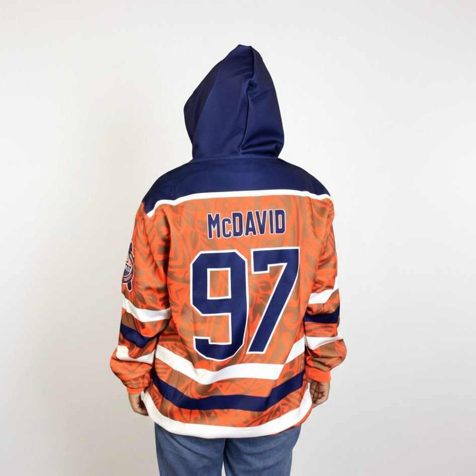 OLDTRIBES™ Iconic Blue & Orange Hoodie