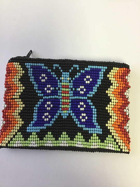 OLDTRIBES™ Butterfly Beaded coin purse