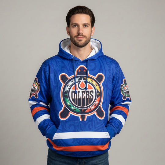 OLDTRIBES™ Skyline Blue Hoodie