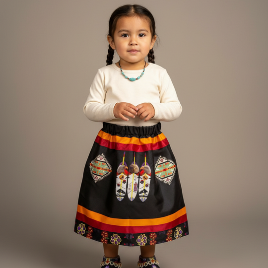 OLDTRIBES™  Infants Eagle  Ribbon Skirt