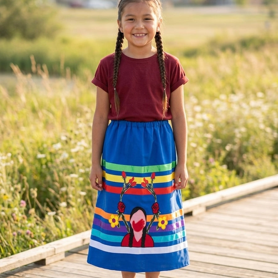 OLDTRIBES™ Youth No more stolen Sister Ribbon Skirt