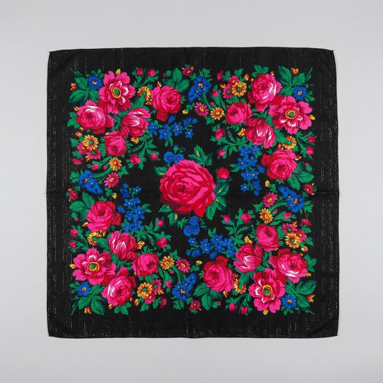 Classic Kokum Scarf(Black)
