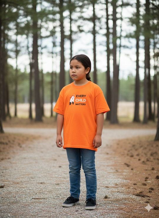Every Child Matters Shirt (Feathers)