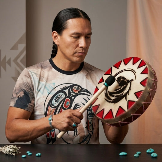 Scared Horse 8” Hand Drum