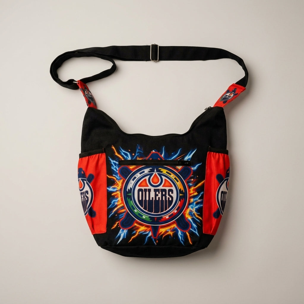 Black Oiler Crossbody Bag
