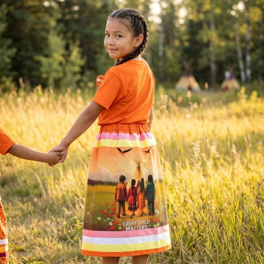 OLDTRIBES™ Youth Every child matter skirt