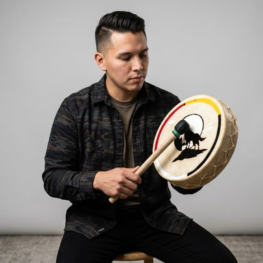 Howling Wolf 8” Hand Drum
