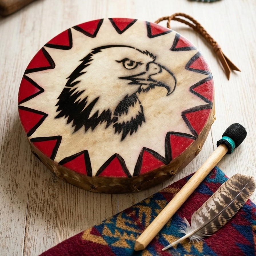 OLDTRIBES Eagle Trail 8” Hand Drum