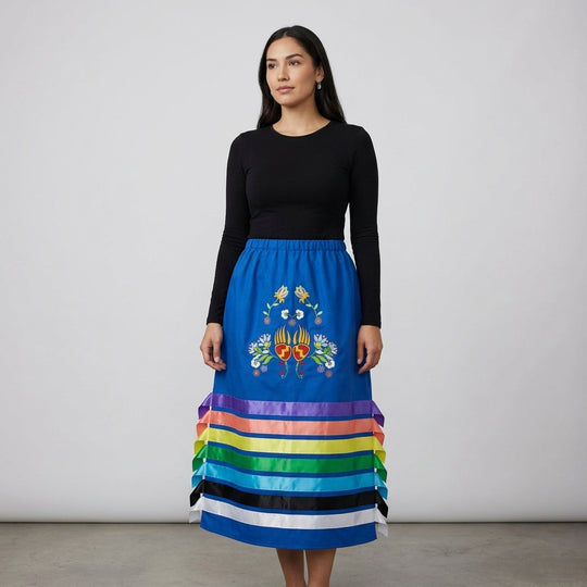 OLDTRIBES™ Paws &amp; Petals  Ribbon Skirt