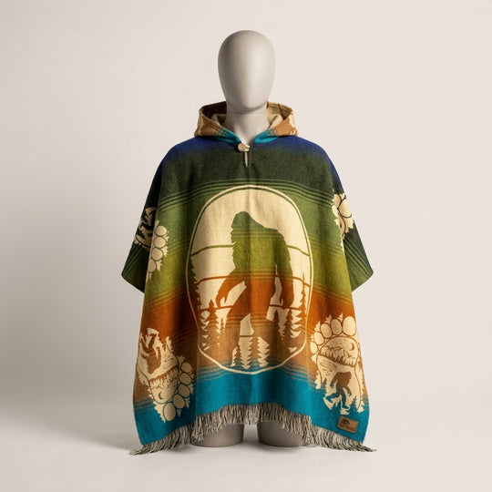 Big foot Hand Made Wool Poncho