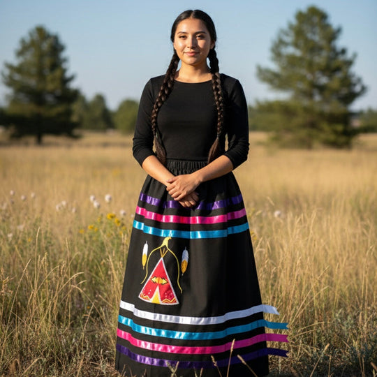 OLDTRIBES™ Shelter of Heritage Ribbon Skirt