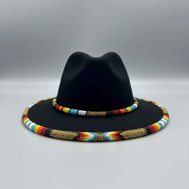 Handmade Beaded Hats (Black Collection)