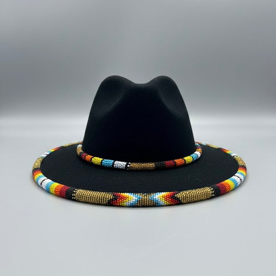 Handmade Beaded Hats (Black Collection)