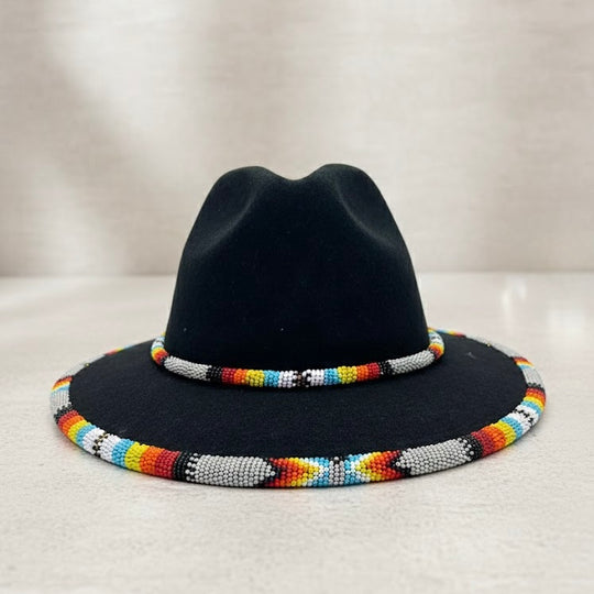 Handmade Beaded Hats (Black Collection)