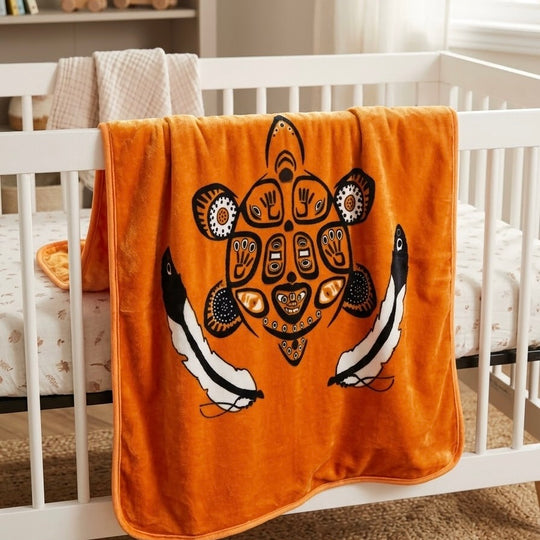 Turtle every child matters baby blanket