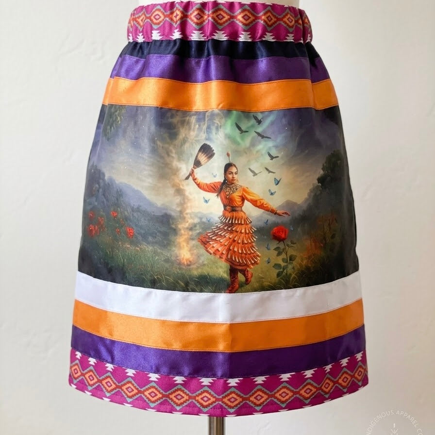 OLDTRIBES™  Satin Infants Dancing of Wind Ribbon Skirt