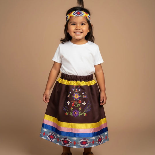 OLDTRIBES™ infants  Flower Ribbon Skirt