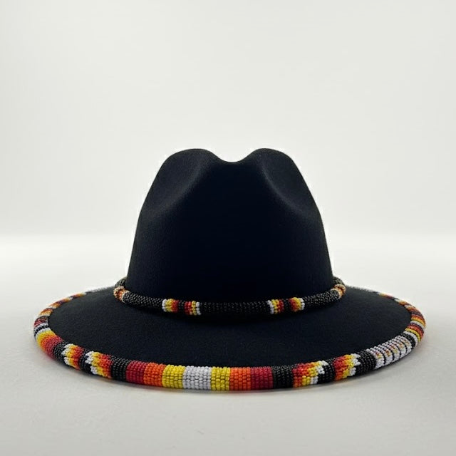 Handmade Beaded Hats (Black Collection)