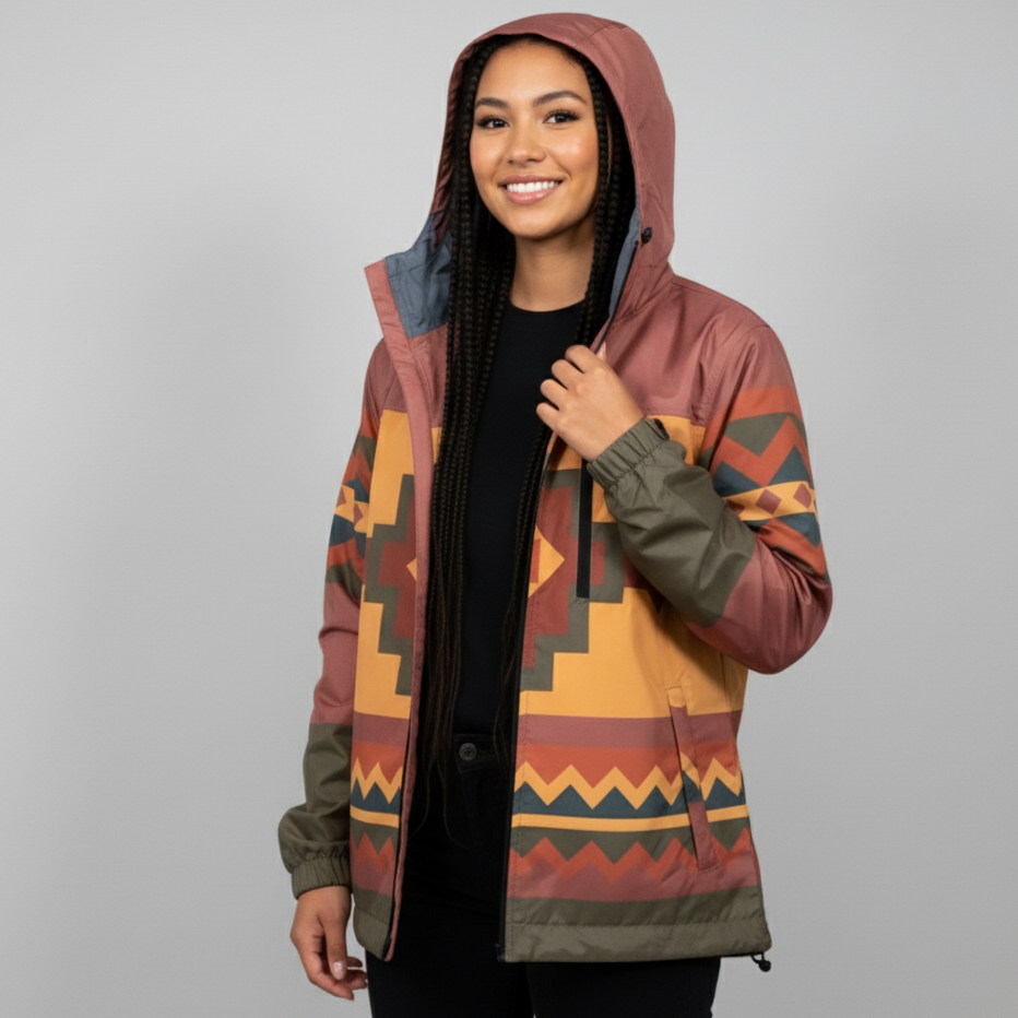 OLDTRIBES™ zigzag Windbreaker