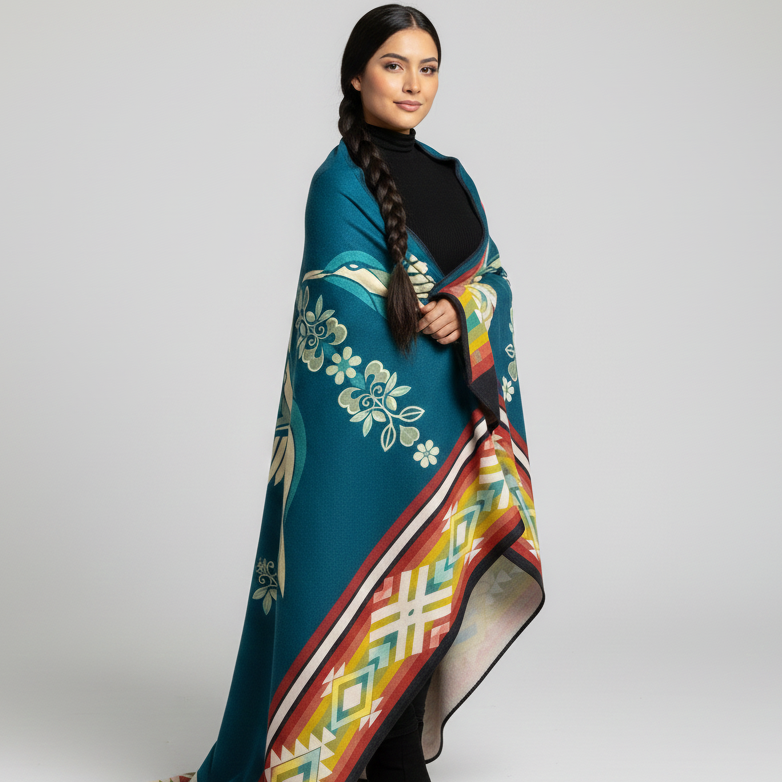 Laine Twin Hummingbird OLDTRIBES™ (réversible)