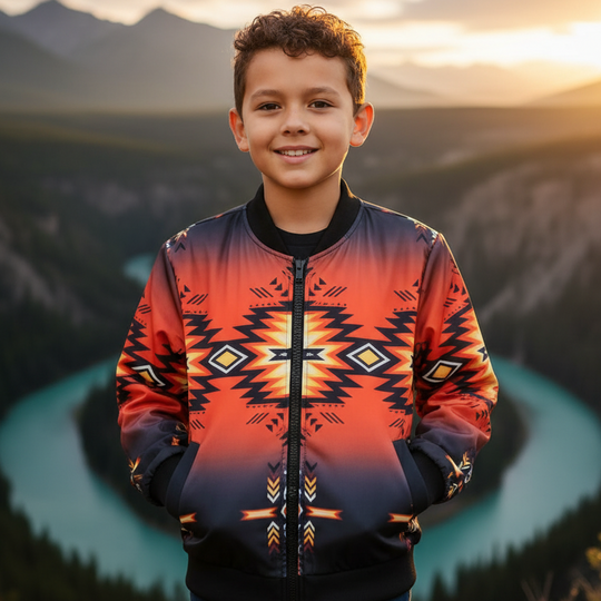 Scarlet Dusk Kids Bomber