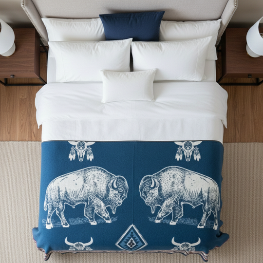 OLDTRIBES™ Spirit of the Great Plains Alpaca Blanket