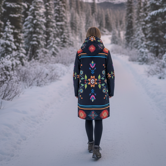 OLDTRIBES™Sacred Bloom long Coat