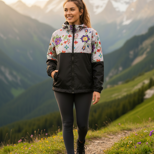 OLDTRIBES™ Creamflower Windbreaker