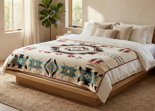 SAYA — ALTURA ’26 Reversible Artisan Throw