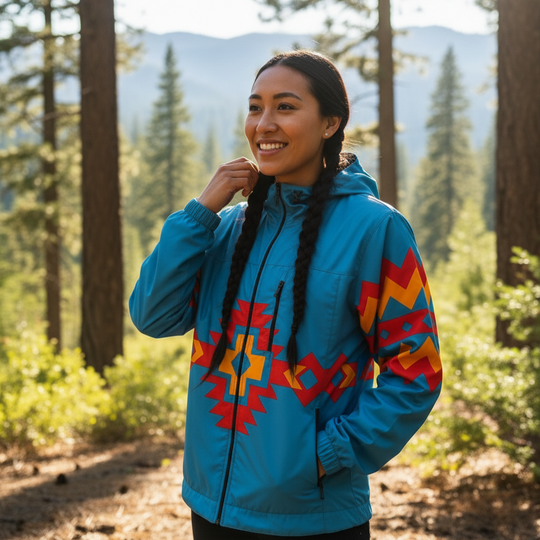 OLDTRIBES™ Sunrise Peaks Windbreaker