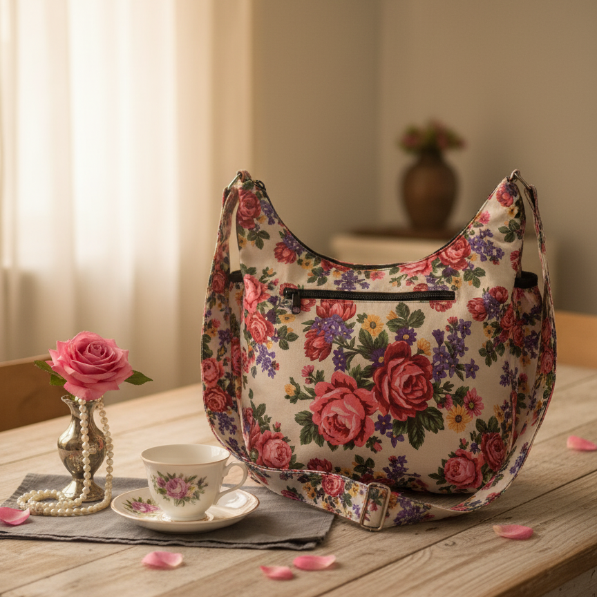 White Kookum Crossbody Bag