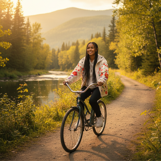 OLDTRIBES™ Mountain Bloom Windbreaker