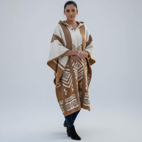 Cider and white Ponchos