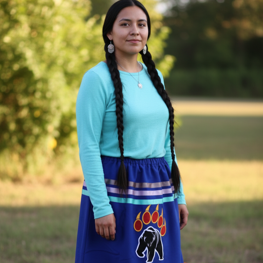 OLDTRIBES™ Trail of the Bear Ribbon Skirt