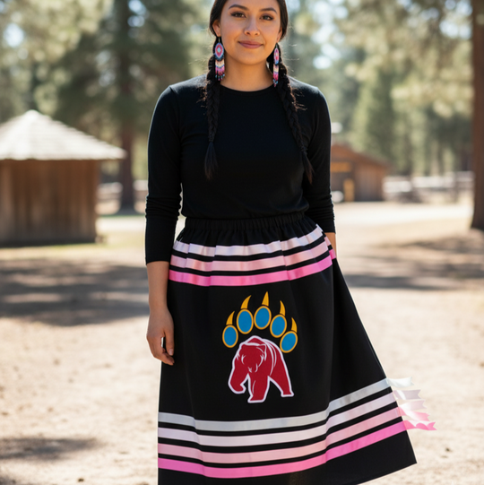 OLDTRIBES™ Trail of the Bear Ribbon Skirt