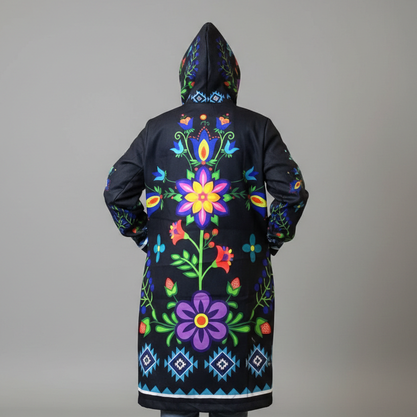 OLDTRIBES™ Violet Growth Long Coat