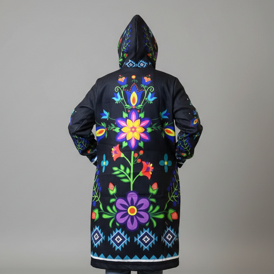 OLDTRIBES™ Violet Growth Long Coat