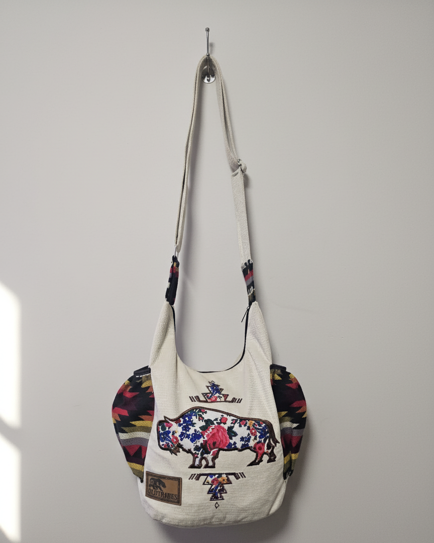 Buffalo Embroidered Crossbody Bag