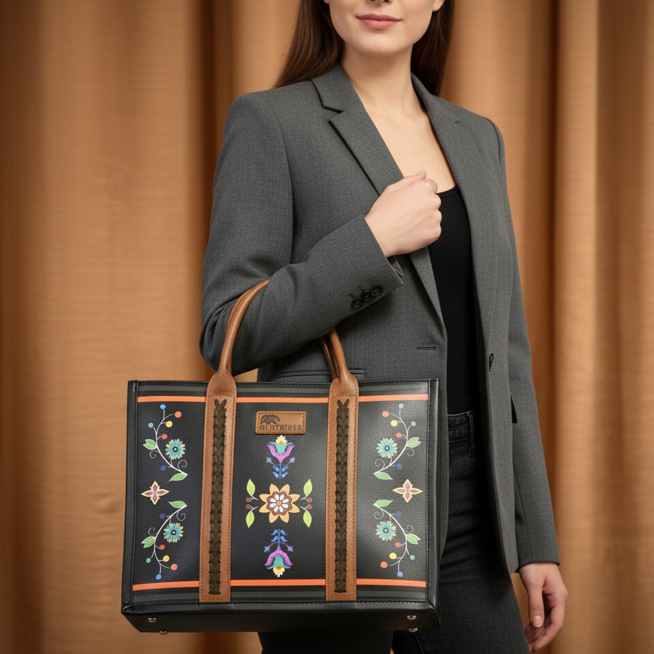 Sac à main en cuir OLDTRIBES™ (fleur)